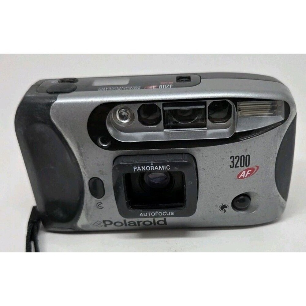 Polaroid 3200 AF 35mm Film Camera Compact Panoramic Auto Focus Vintage Tested